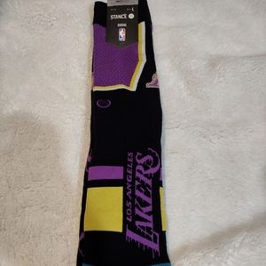 NWT Men's Stance Los Angeles Lakers Socks